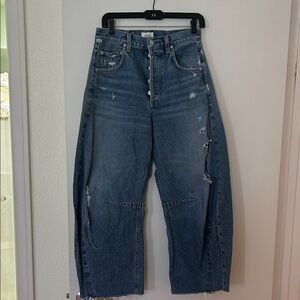 Citizens distressed barrel Jeans